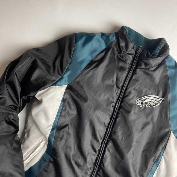 Philadelphia Eagles Womens M NFL Team Apparel Jacket Large Zip G-lll Football - Picture 4 of 16